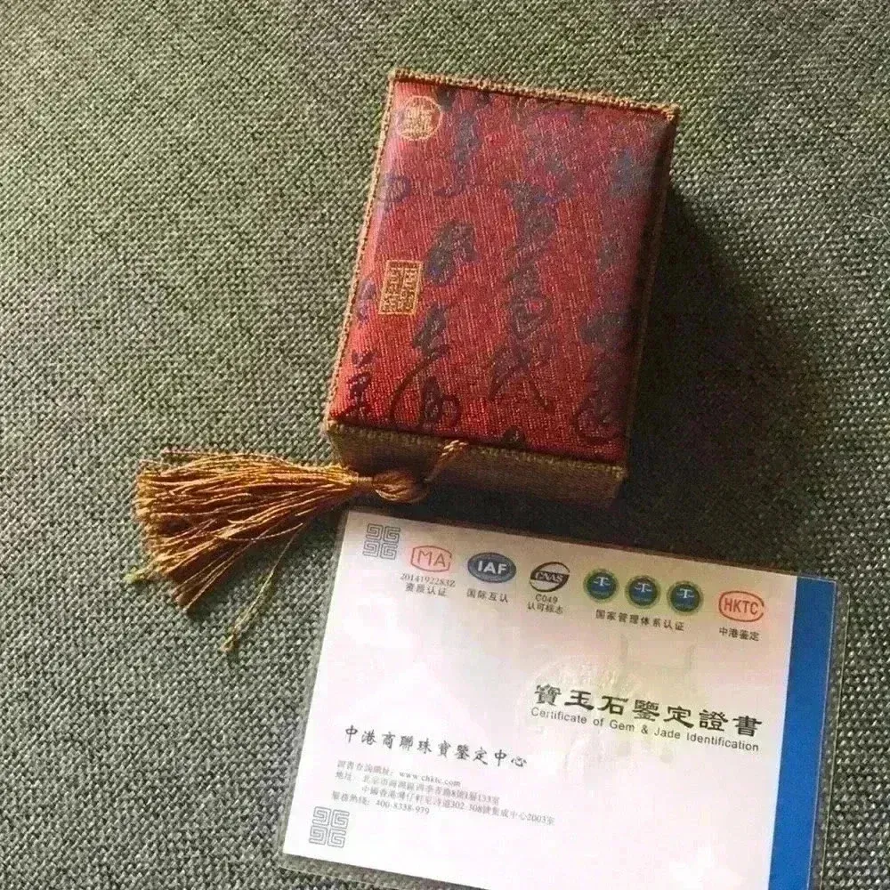 Natural Jade With Certification Green - Image 6