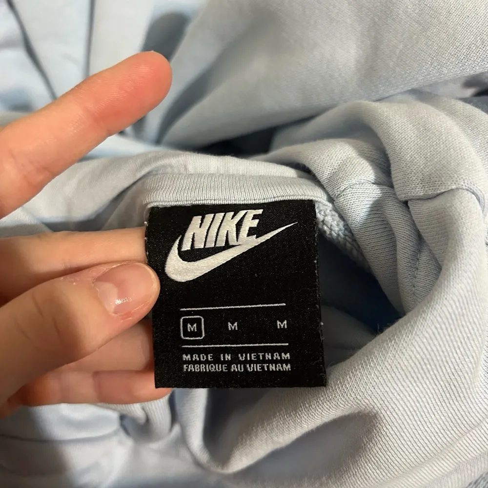 Nike Light Blue Hoodie - Image 3