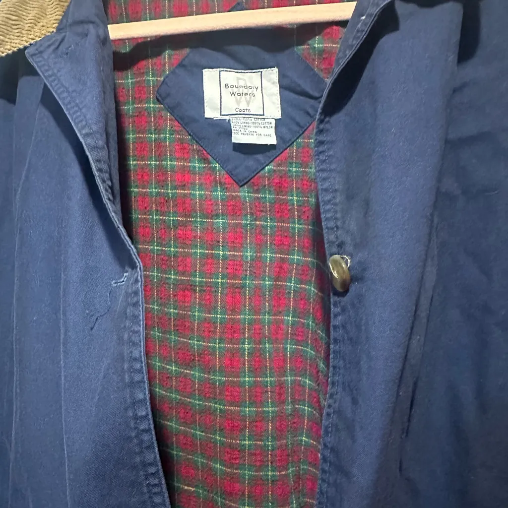 Boundary Waters barn jacket size xxl Blue - Image 3