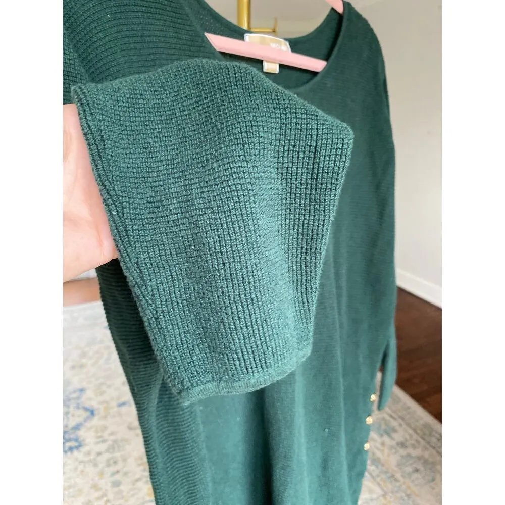 Michael Kors Knit Tunic Sweater Coastal Grandmother Quiet Luxury Cottagecore - Image 9