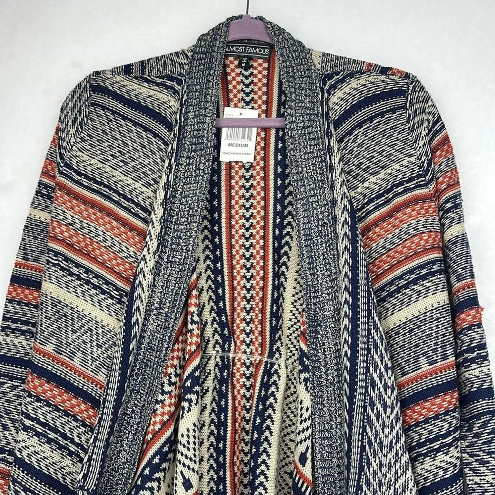 NWT  Bohemian Open Drape Cardigan Sweater. Women's Size Medium - Image 4