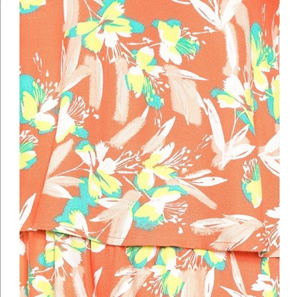 NWOT Ella Moss Women's Floradita Crepe Romper M - Image 4