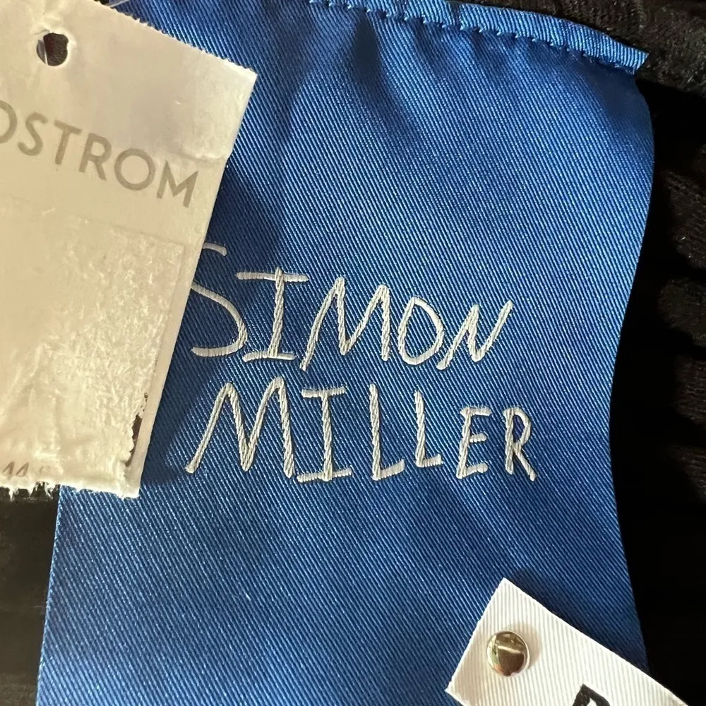 Simon Miller Rib Tueta Black Cropped Tube Top Size Large NWT - Image 5