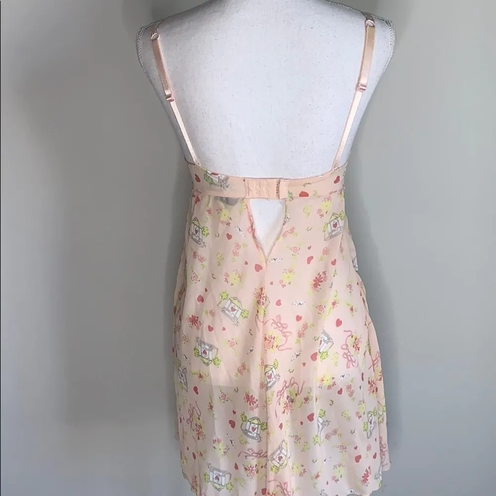 Cottagecore Bird Cage Ribbon Babydoll - Image 2