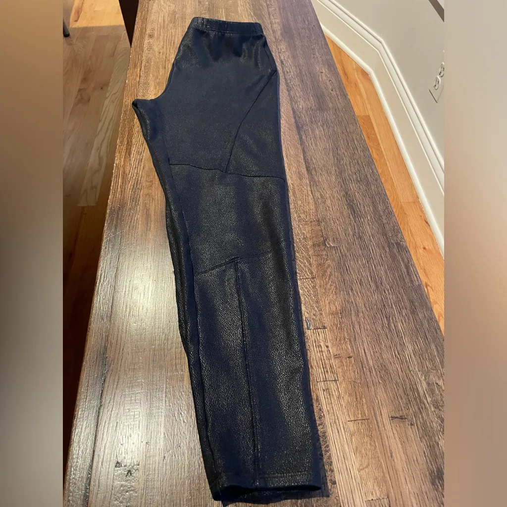 Splendid Faux Leather Leggings - size M - Image 5