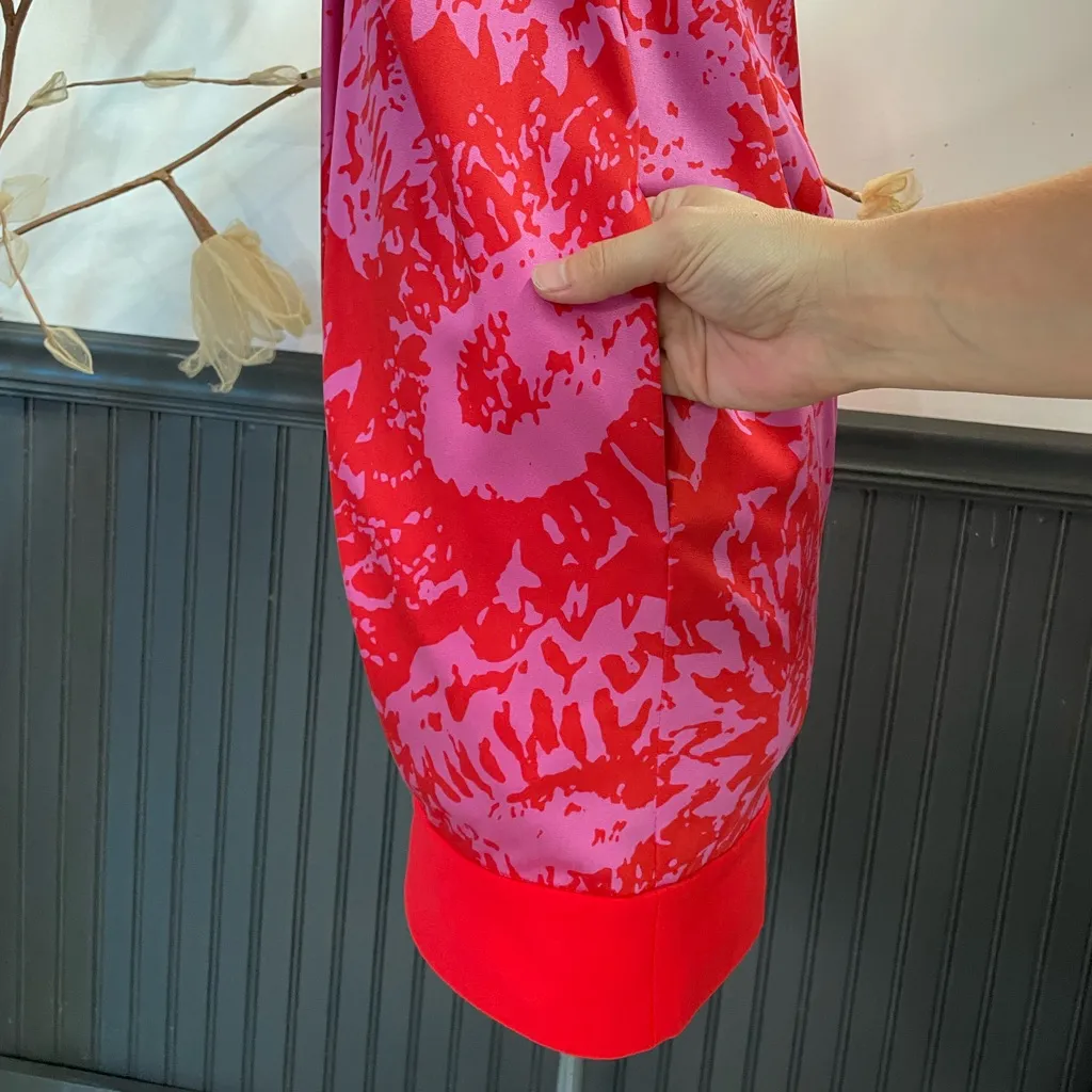 Diane von Furstenberg Payne Printed Silk Blend Bubble Mini Dress Sz 0 🧡🎀 - Image 6