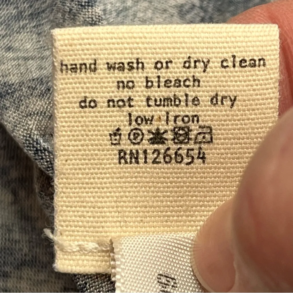 L’Agence Blue Printed Swing Dress‎ Womens Size Small Stretch Short Sleeve *FLAW* - Image 4