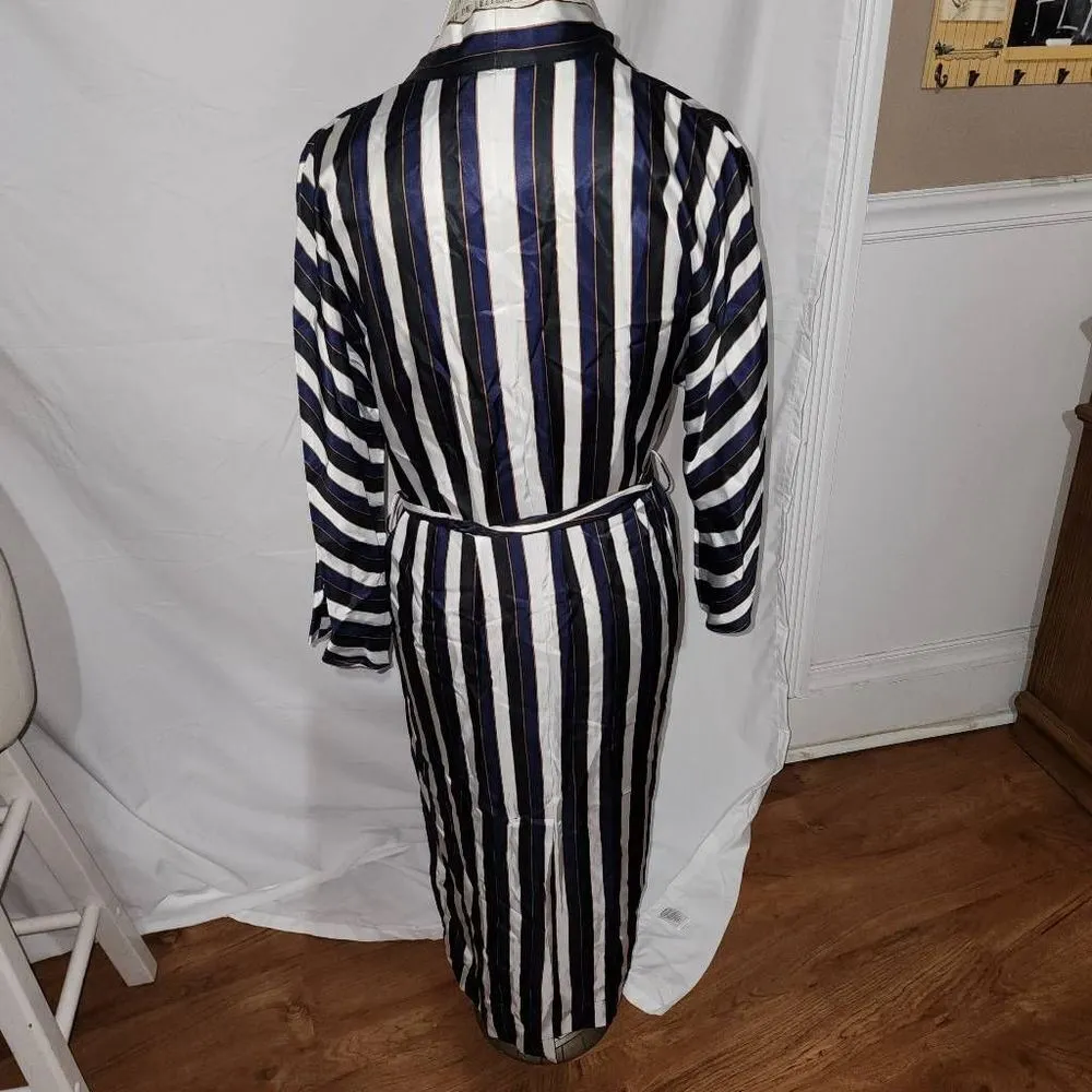 Wilfred‎ Aritzia Womens Navy White Striped Durante Robe XS - Image 2