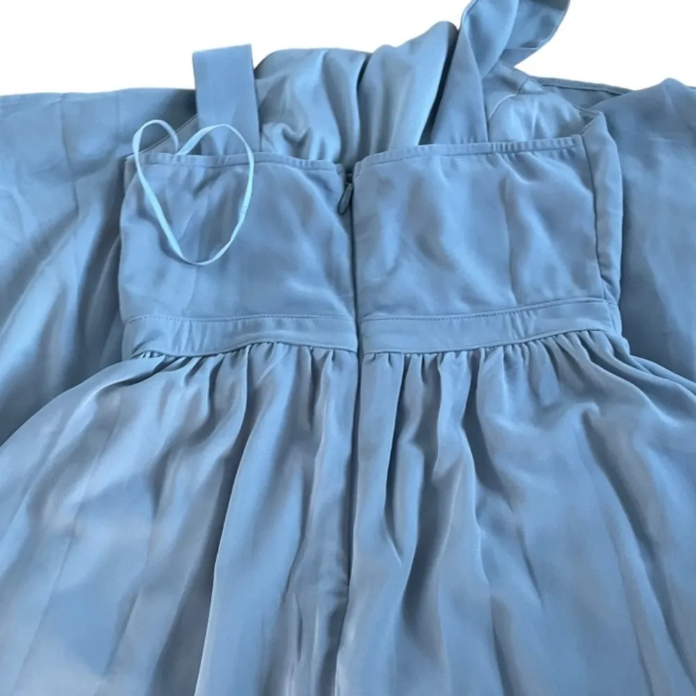 Lulus Air of Romance Grey Maxi Dress Gray Size M - Image 4