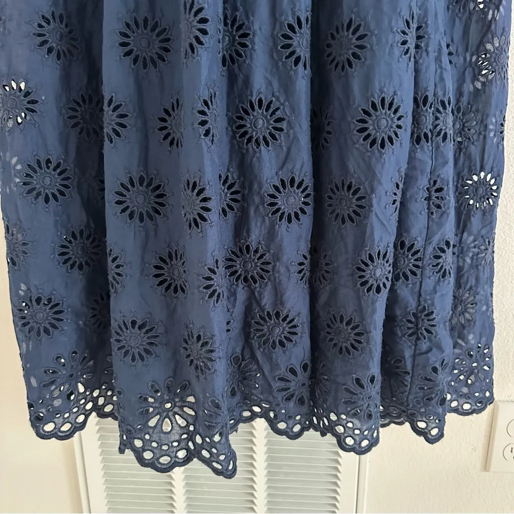 Madewell Embroidered Drop-Waist Maxi Dress Size: L, NWT - Image 11