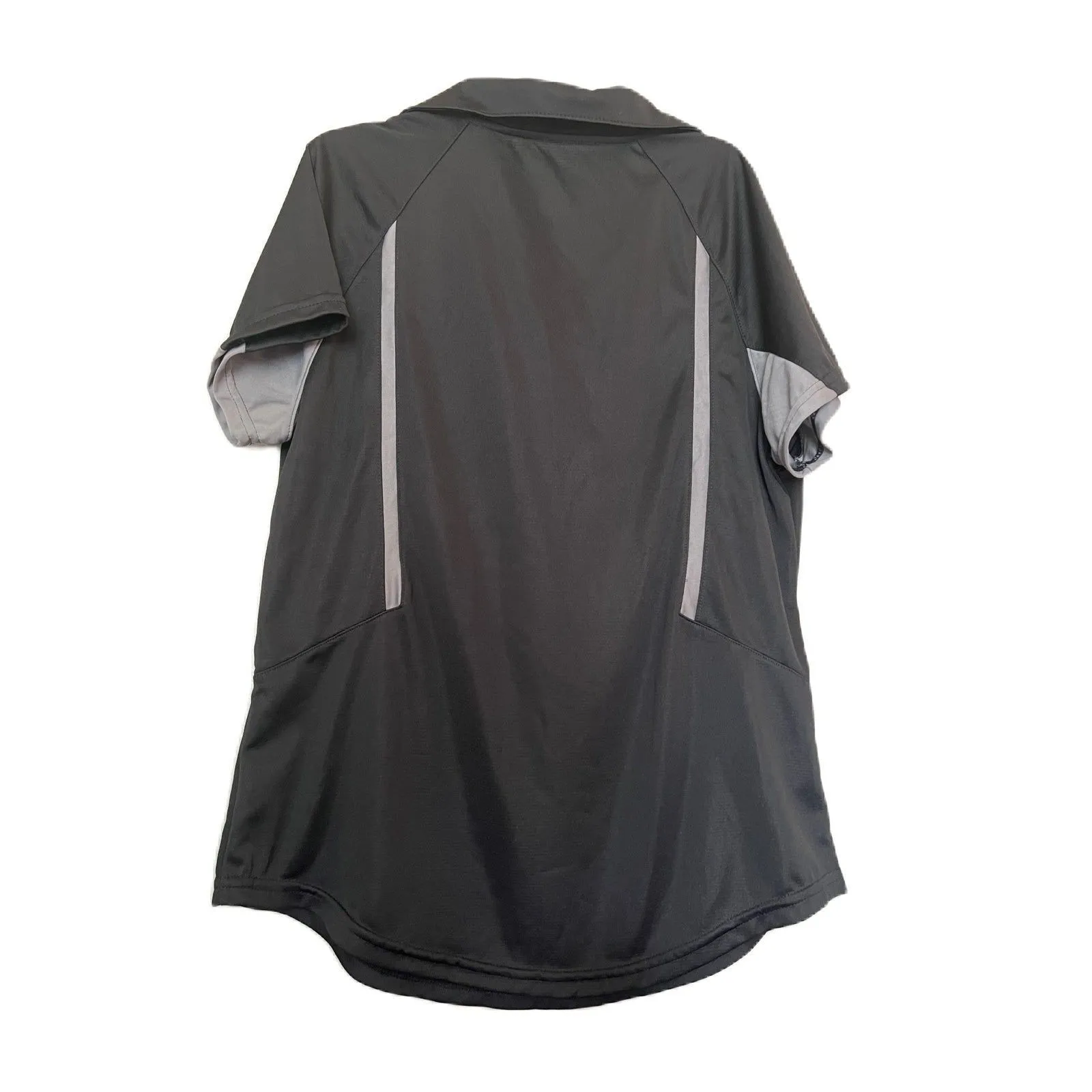 Holloway Ladies L Purdue polo shirt‎ black and gray - Image 2