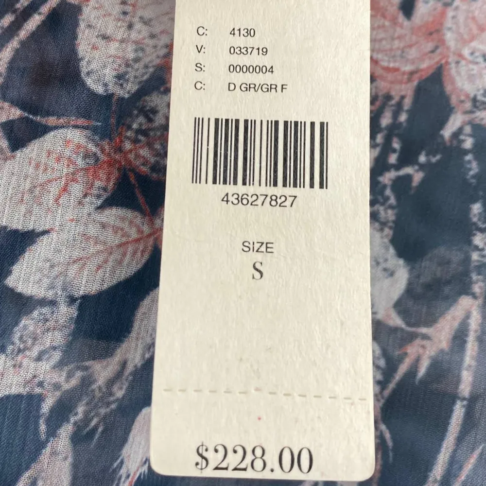 Anthropologie Hemant & Nandita Sammy Tiered Floral Midi Dress NEW Womens Small - Image 9