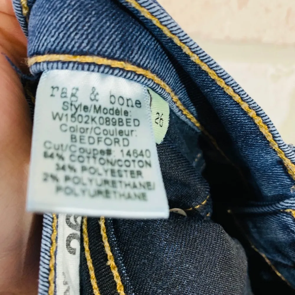 Rag & Bone Skinny Jeans in Bedford Wash Size 26 - Image 11