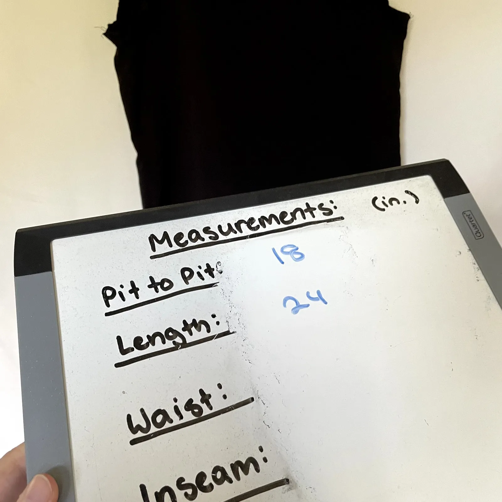 Shein lightweight black frilled sleeveless v-neck summer blouse women's size M - Image 5