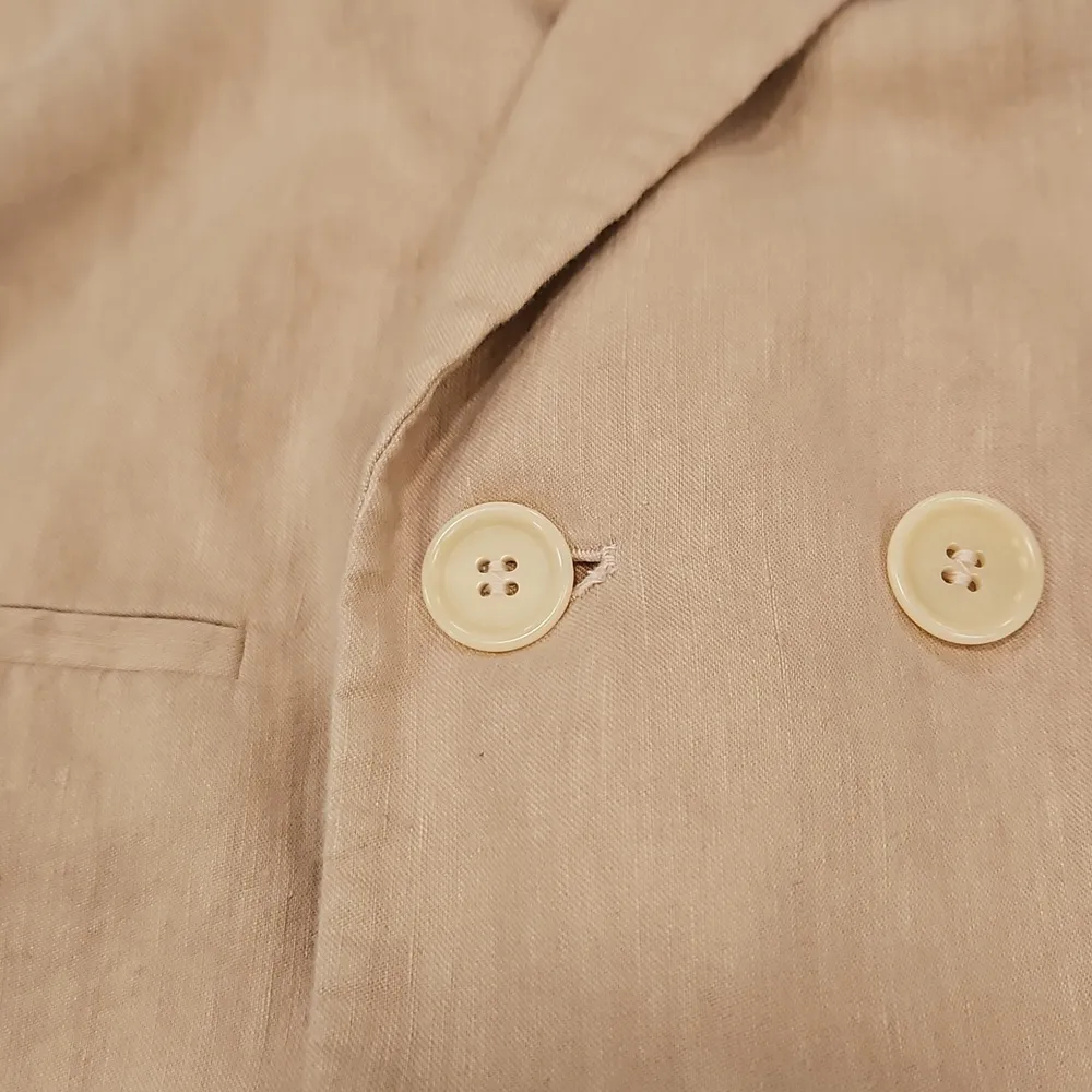 Cuyana 💕💕 Linen Blend Blazer ~ Cream Small - Image 5