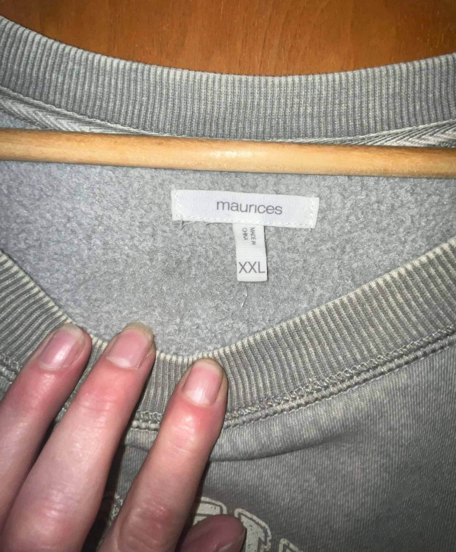 Womens Maurice’s Sweatshirt Size Xxlarge  - Image 3