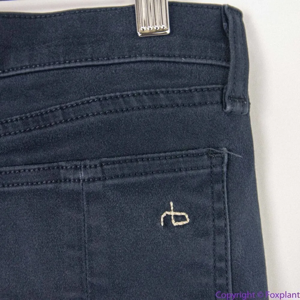 NEW Rag & Bone Jeans Skinny Legging Womens size 30 W1503M070 Navy Sateen Stretch - Image 11