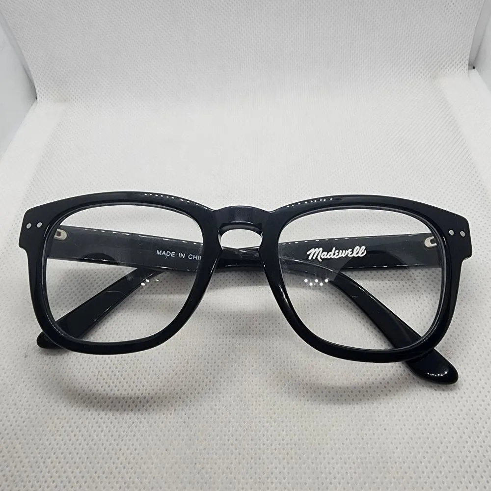 Madewell Black Glasses - Stylish and Sleek Eyewear - Image 2