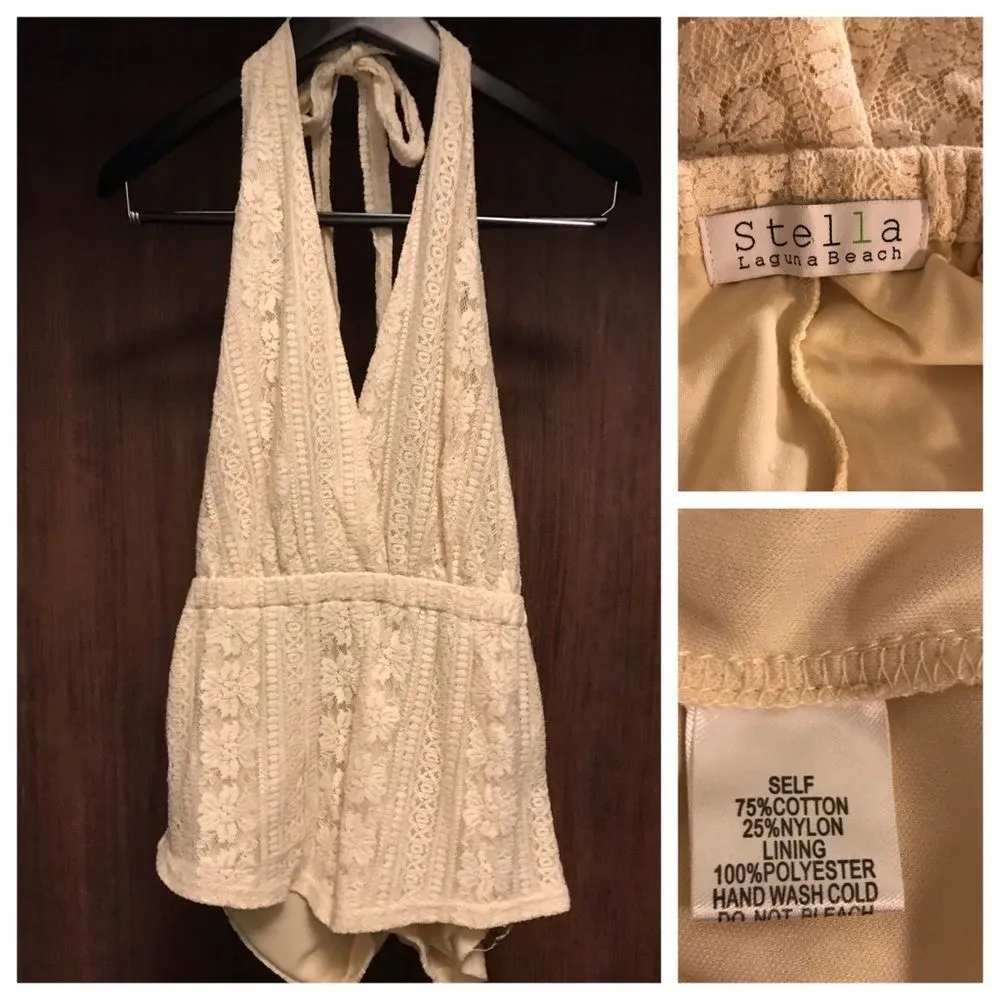 Stella Laguna Beach‎ Halter Shorts Romper - Image 2