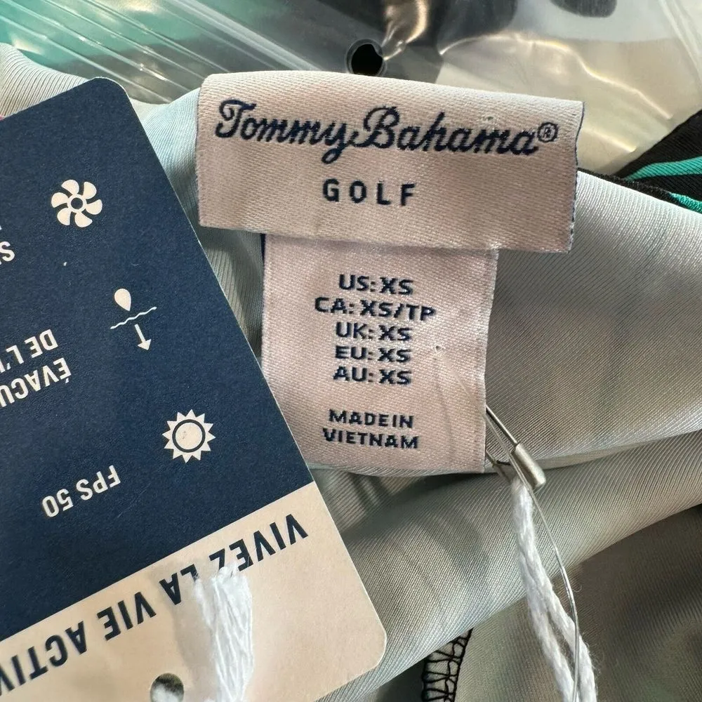 Tommy Bahama Golf Tennis Beach Dress Cover up W/ Shorts XS Black Floral NWT - Image 11