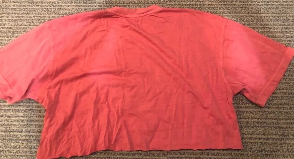 Revice Denim Cropped T Shirt - Image 2