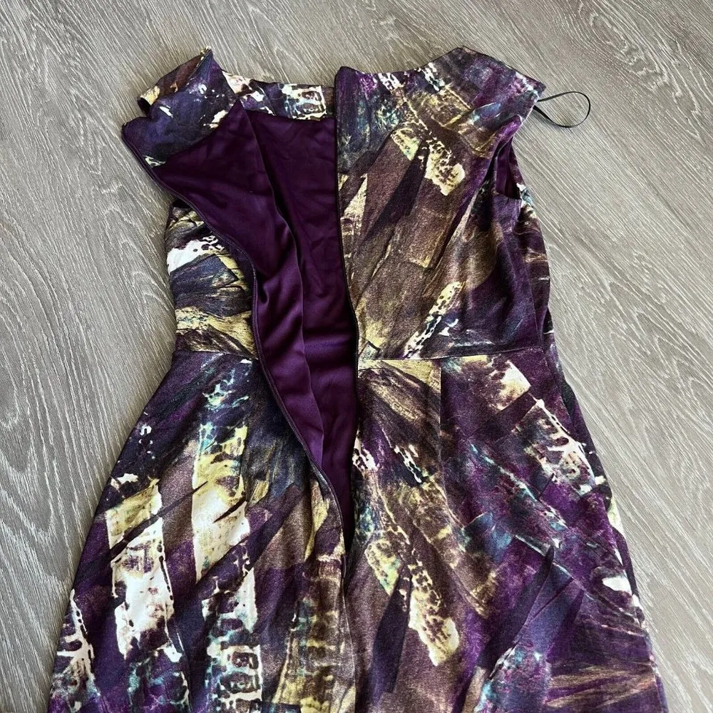 Suzi Chin For Maggy Boutique Dresss Size 2 Purple - Image 10
