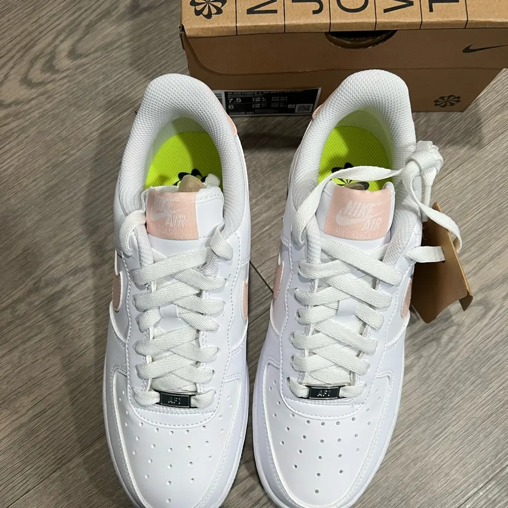 Nike Air Force 1 ‘07 Next Nature - White/Coral- Women’s 7.5 or 8.5 - DC9486-100 - Image 2