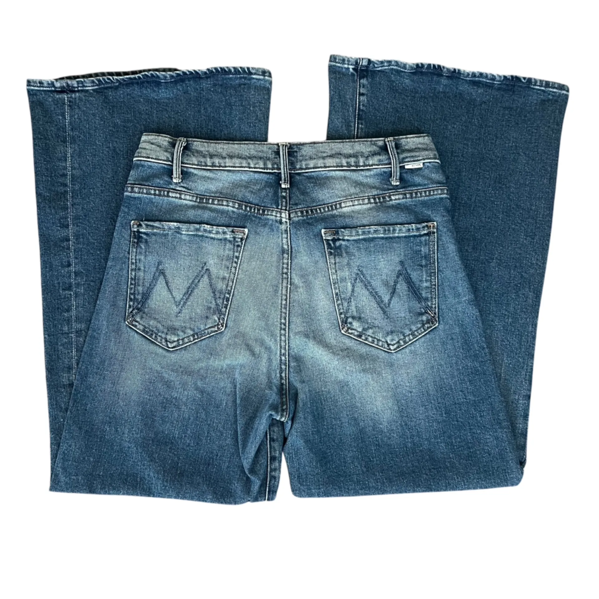 Mother Women’s The Hustler Roller Ankle Wide Leg Jeans in High On The Hog 31 Blue - Image 13