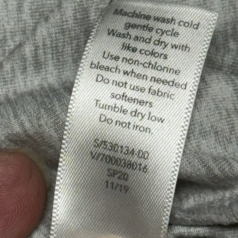 Athleta Uptempo Short Hoodie in Norwegian Grey Size Medium Boxy Gym Workout - Image 12