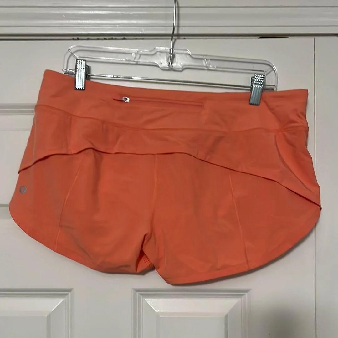 Orange Speed Up Shorts 2.5” - Image 2