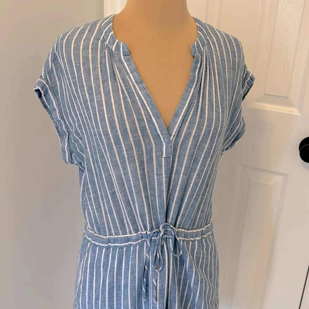 Rails St. German Stripe Linen Blend Dress - Image 6