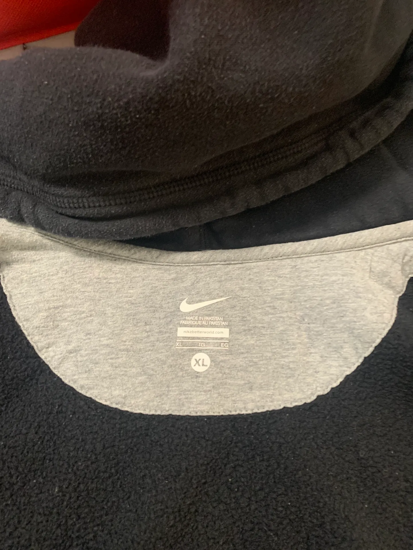 Nike Zip Up Black Jacket - Image 5