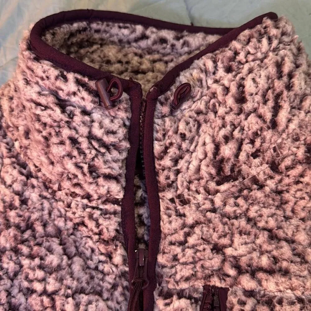 PINK Victoria’s Secret Cozy Sherpa Zip Jacket M - Image 5