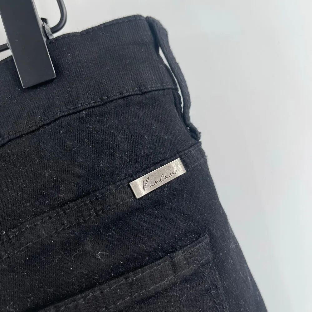 KANCAN Jeans Size 16W Denim Black NWT Mid Rise Cotton Stretch Flare Curvy Plus - Image 9