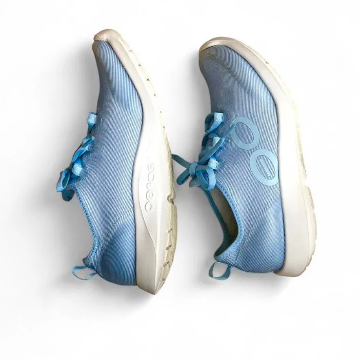 OOFOS OOmg Sport LS Women Carolina Blue Lace Up Sneakers Size US 8.5 - Image 5