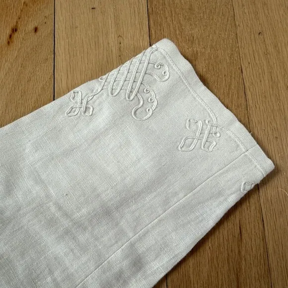 Ralph Lauren 100%‎ Linen Embroidered Mandarin Collar Jacket White Size 16 - Image 6