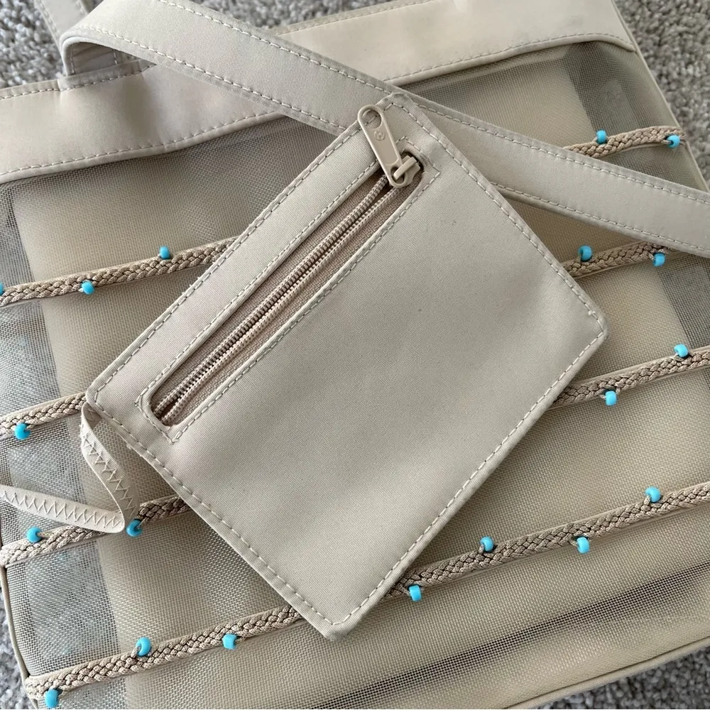 Nine West Y2K Beaded Mesh Shoulder Bag w/ Wallet - Image 4