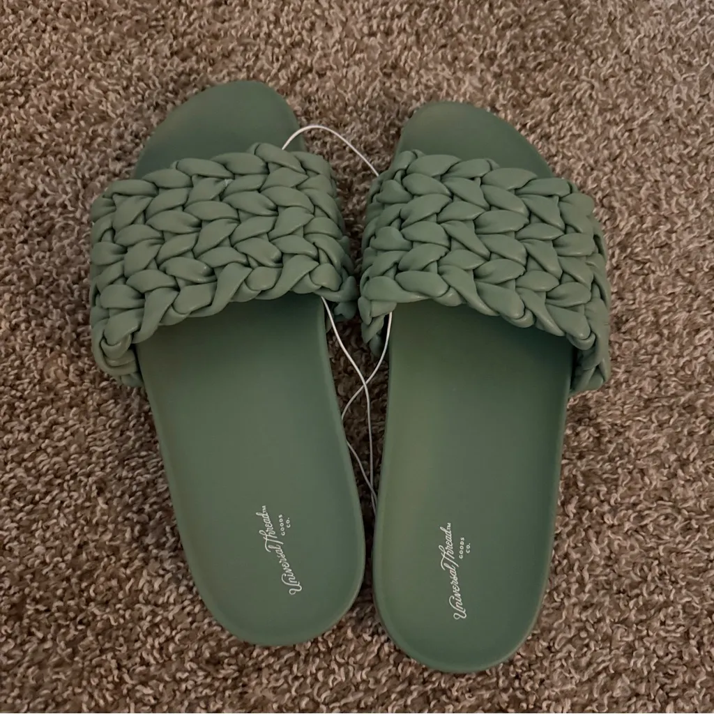 Universal Threads NWT - Women's Renae Slide Sandals - Universal Thread Green Size 9 - Image 4