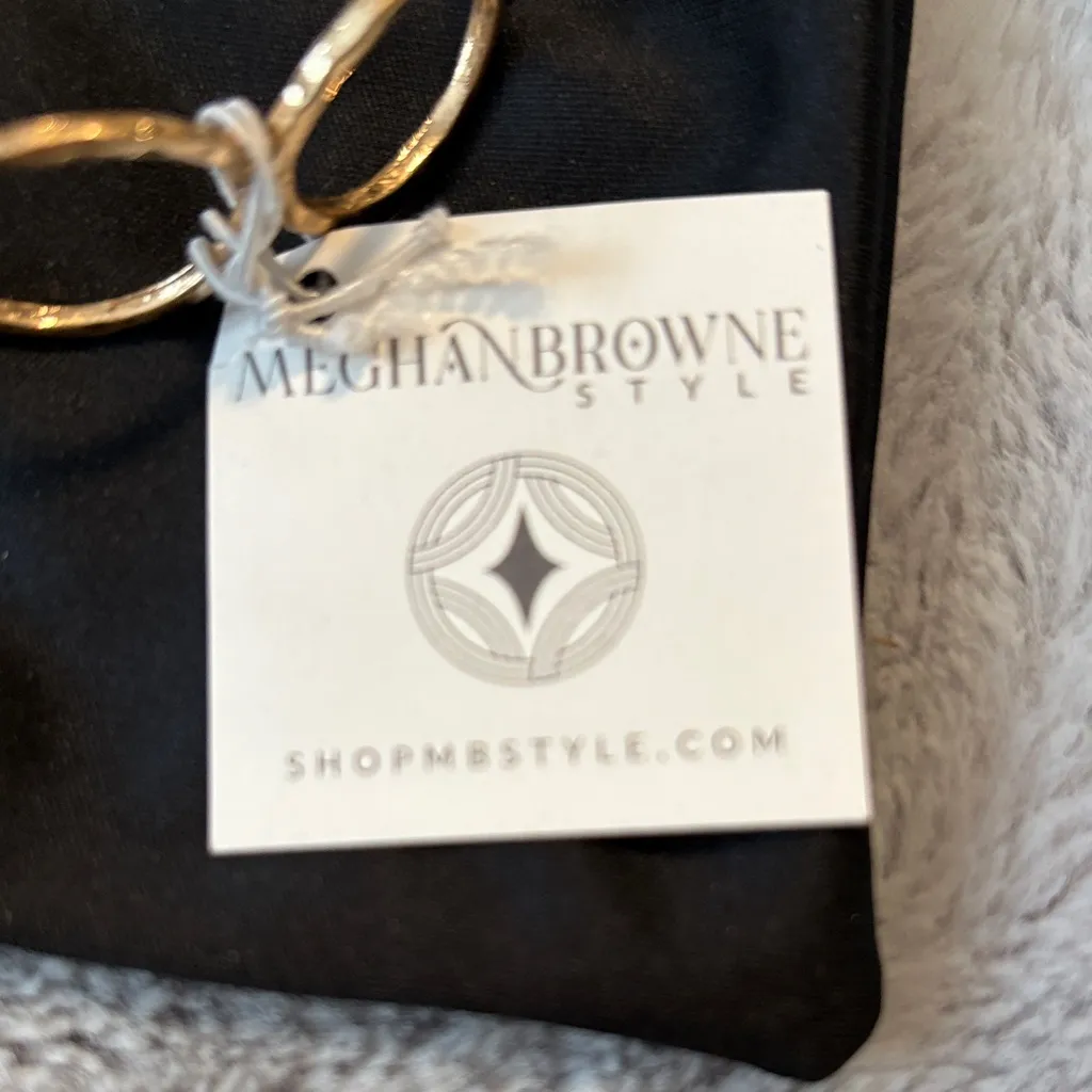 NWT Meghan Browne Style Lada Gold Cuff Circle Bracelet - Image 2