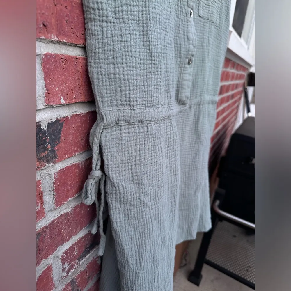 easel  Linen Waffle Dress Size L - Image 2