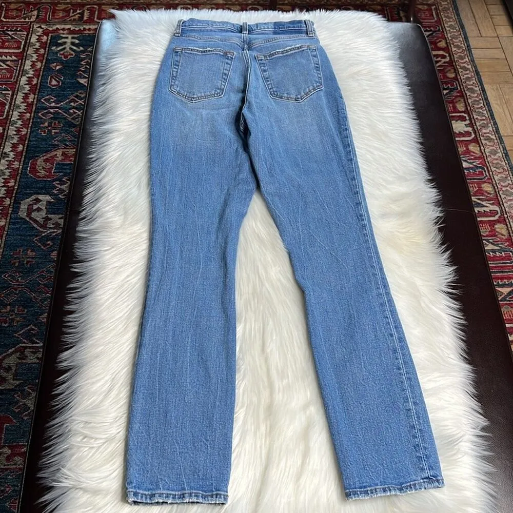 Abercrombie The 90’s Slim Straight Ultra High Rise Jeans - Image 6