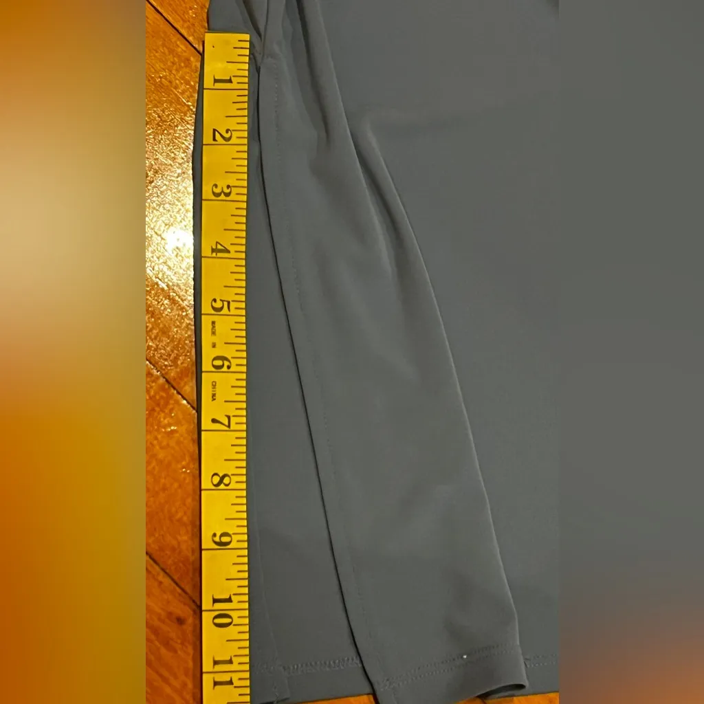 ZARA Blue Wide Leg Palazzo Pants With Slit High Waist
Elastic Waist Size S - Image 9