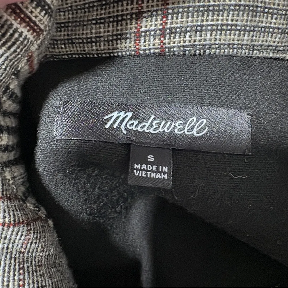 Madewell Bonded Flannel Shirt Jacket Shacket Cohancy Plaid Small Heritage - Image 11