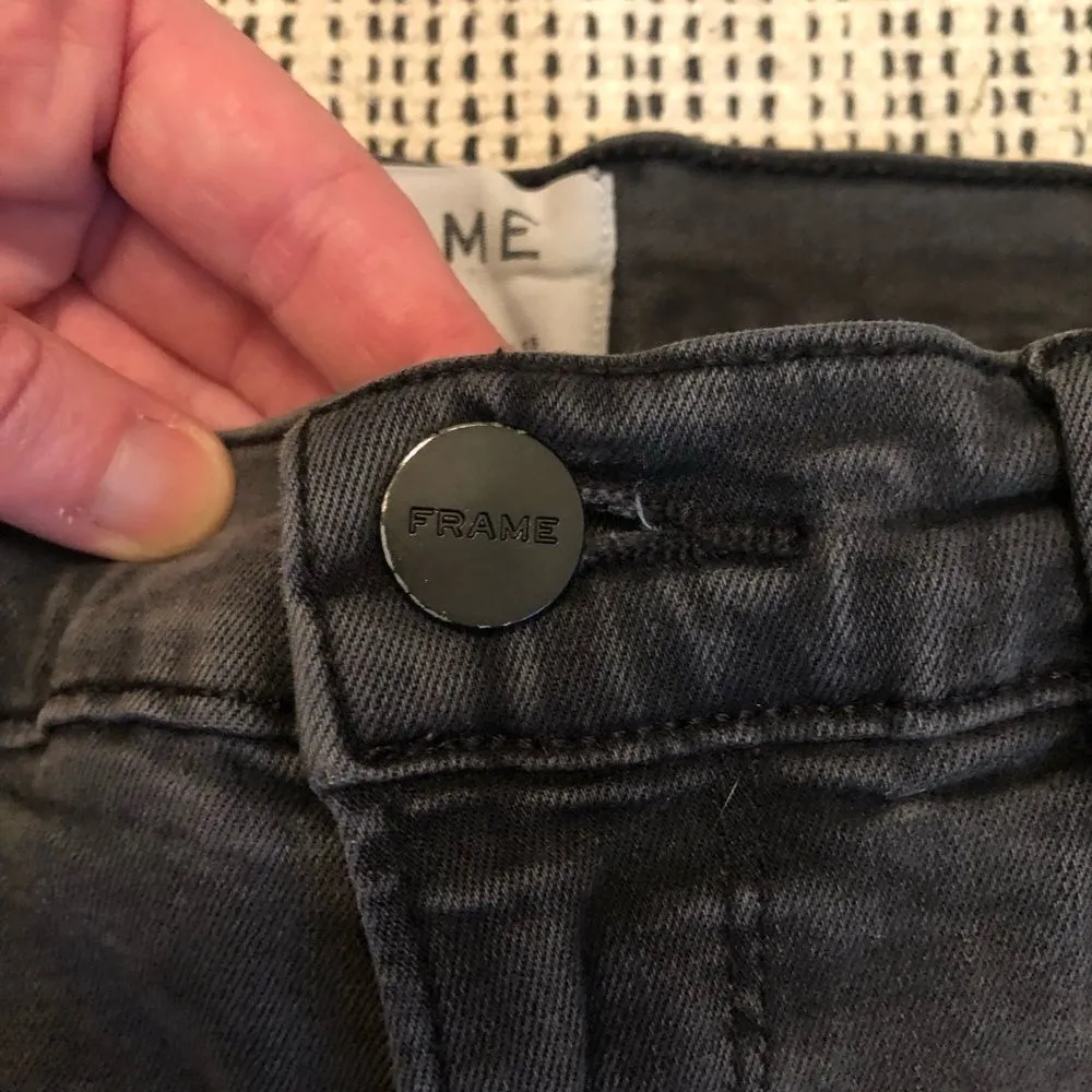 FRAME black skinny jeans. Size 27 - Image 5