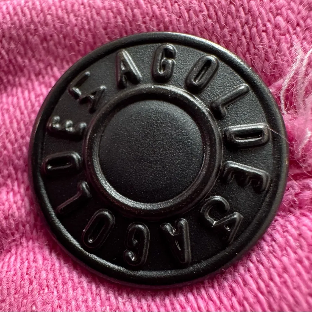 Agolde Vibrant Pink high rise ankle cropped slim skinny Jeans, size 25” Made USA - Image 7