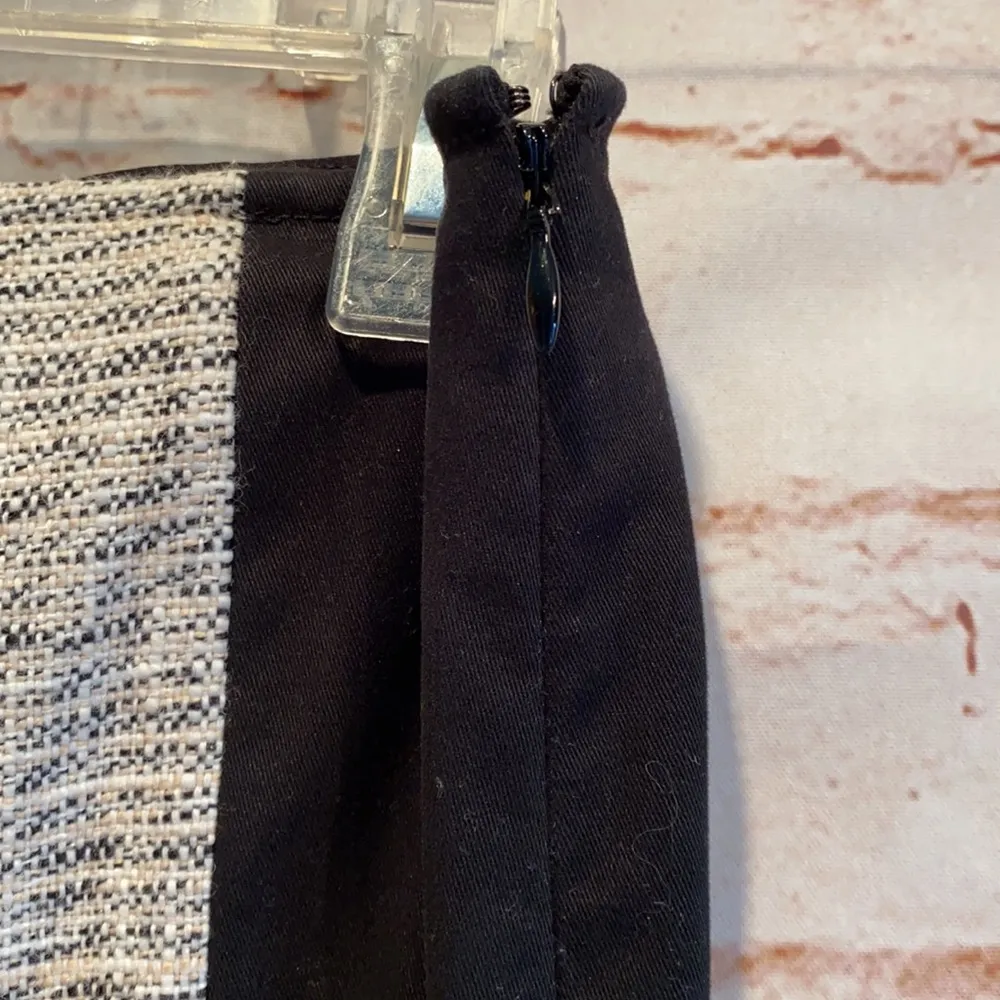 DKNYC career pencil skirt color block side zipper - Image 4