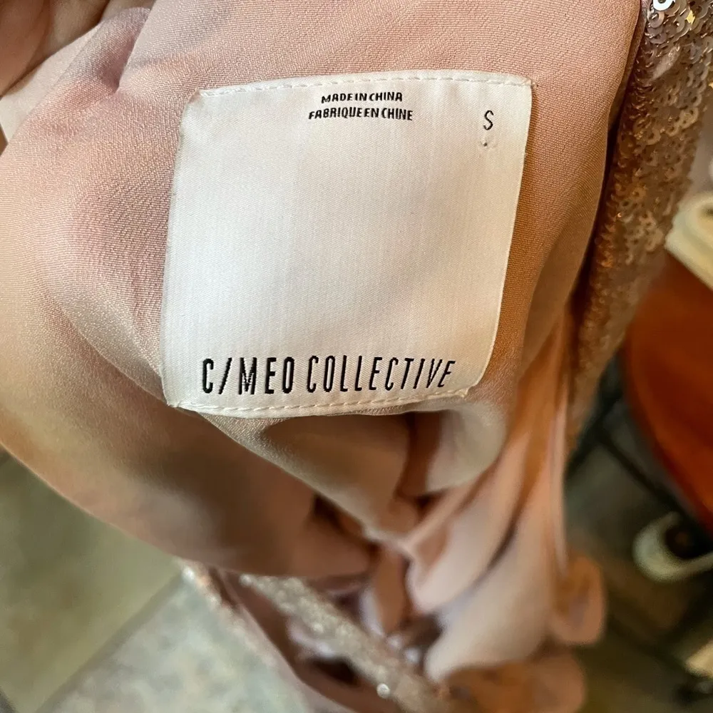 C/MEO Illuminated Mini Dress in‎ Copper Small - Image 9