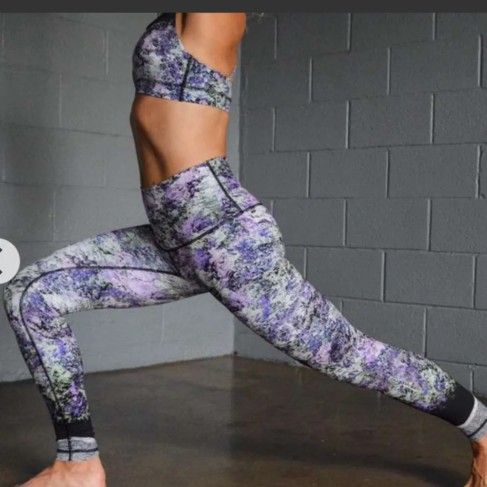 Lululemon Energy bra nulux 12 with pads vivid vision energy 50g multi black - Image 13