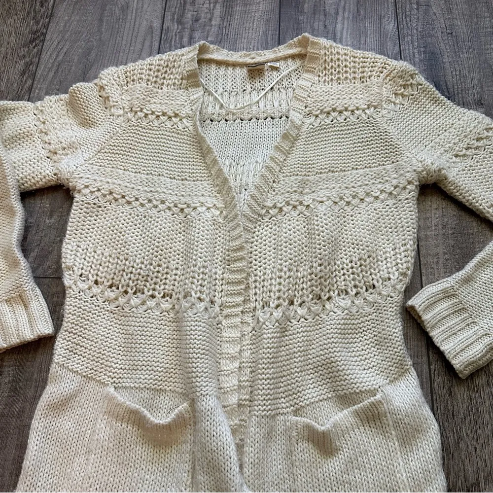 Roxy chunky knit cardigan duster - Image 4