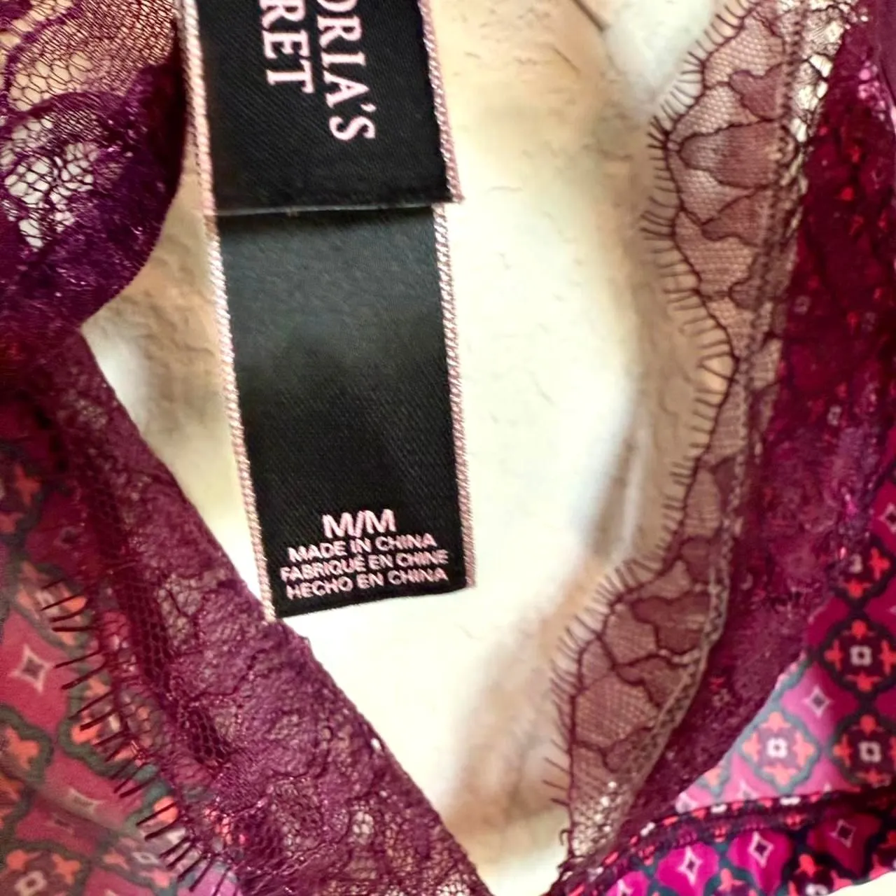 Victoria-s-secret Women's Lace Bralette Small Purple, Burgundy Bandeaus - Image 4